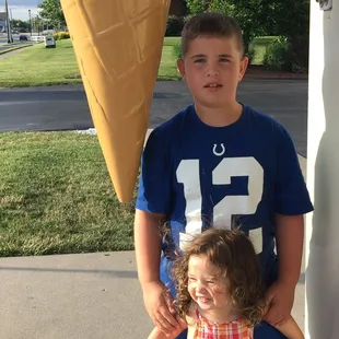 The kids at JD custard