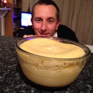 I brought it back home and put it in a big bowl... It felt like I just took a stop at heaven for about 10 min.