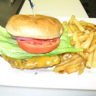 Cheeseburger &amp; Fries