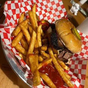 Brisket sandwich
