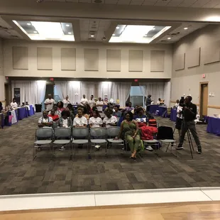 View from the stage