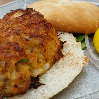 Broiled Tavern Crab Cake Sandwich