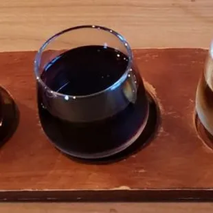 Sweet Wine Flight (Riesling, Dolce Blush, Dolce Red and Red Head) at Jean Farris