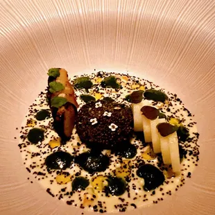 Kohlrabi and tonburi ( on Vegetarian menu)  - my least favorite dish of the whole dinner