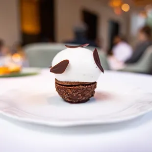 &quot;BLACK FOREST&quot;: Sour Cherry Sorbet | Kirsch Meringue | Chocolate Streusel