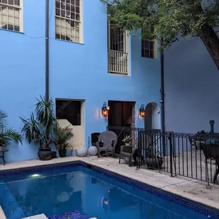 Courtyard and pool