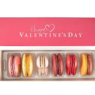 French Macaron Dessert for Valentine's Day