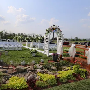 Beckett Ridge Country Club Outdoor Ceremony