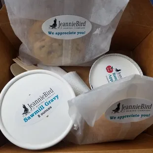 Biscuit &amp; sawmill sausage gravy box