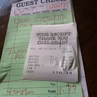 Cheap lunch for two!