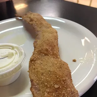 Chicken fried bacon