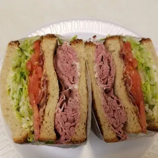 Roast beef sandwich