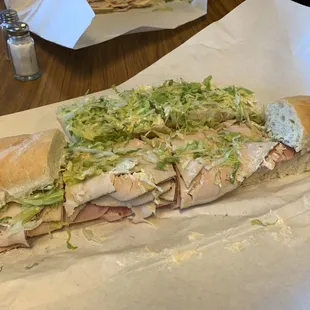 Turkey ham and cheese