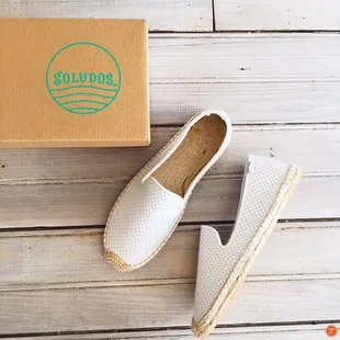 OMG new shoes @Jeantherapy !!! #Soludos #White #Perforated #Leather