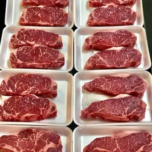 NY Strip Steaks