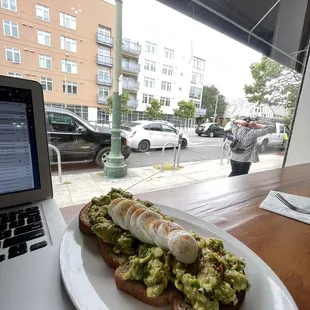 tbh this is the best avocado toast i've ever had, the eggs are a plus!