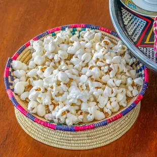 Ye-jebena Buna 
(ethiopian traditional coffee with popcorn)