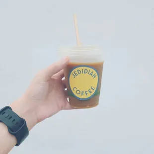 Cold brew latte (oatmilk and vanilla)