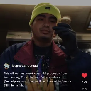 Fraudulent claims of proceeds going to Devon Taitano and his family. Not a penny has been donated to the hospital or family of Devon.