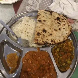Chicken tikka masala Lunch combo