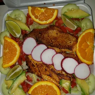 Ensalada de Filete de Pescado