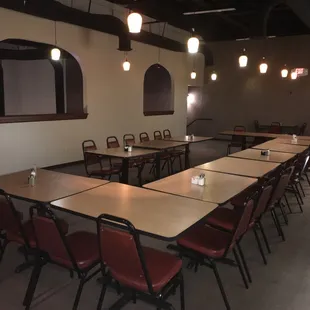Upstairs Party reservation Section. Book your party event with us Today!