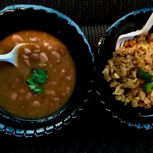 Rice and beans were a little bland.