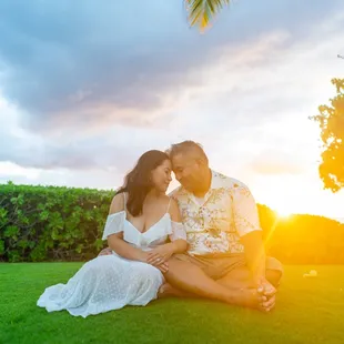 Couples photo during family session.