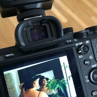 Sneak peek during a shoot at his home studio.