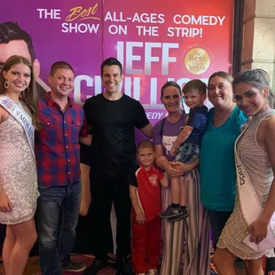 A great night out with the family, Miss Nevada and Miss Nevada's Outstanding Teen!  Jeff is funny and appropriate for all ages! Great show!