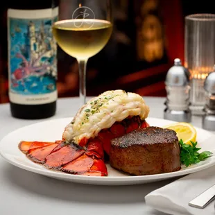 steak and lobster