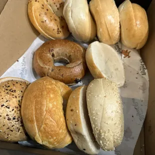 Dozen bagels