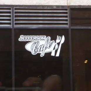 The sign you&apos;ll never see unless you already know where the cafe is.