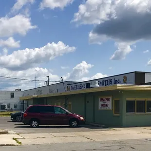 The stunning exterior.  It's on the northeast side of Jefferson.