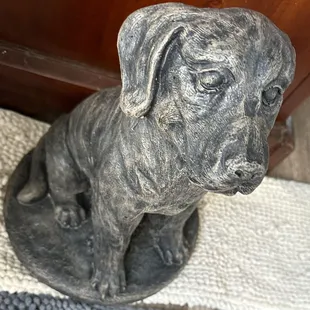 Guard Dog for the Patio... To scare off squirrels   !!