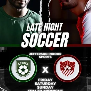 Late Night Soccer Until Midnight