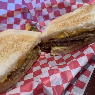 Egg, sausage, and cheese sandwich. September 2022