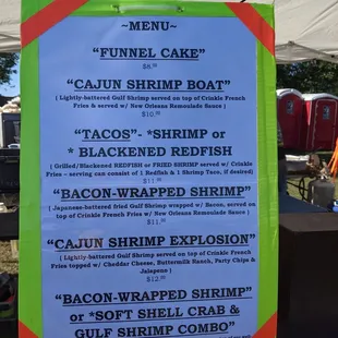 One of the food vendors