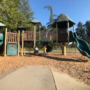 Playground at the old fort Natomas at Jefferson park