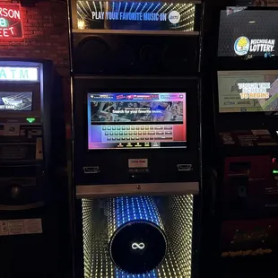 State of the art new jukebox.  Music all day and all your favorites waiting for you to play.