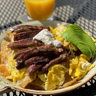 a plate of food