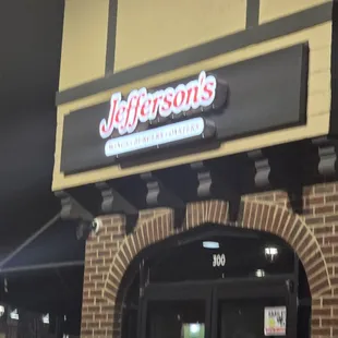 Sign of the name of the Restaurant