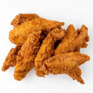 a pile of fried chicken