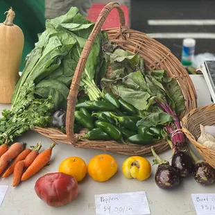 a variety of vegetables