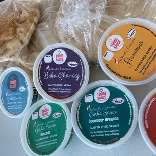 Toom Sauce &amp; pitas