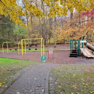 Baby swings and playground
