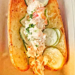 Lobster Roll - pretty skimpy on the lobster