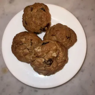 WARM Oatmeal cookies