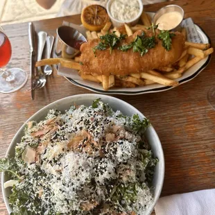 fish and chips, fish, seafood, food