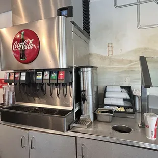 Self service soda station